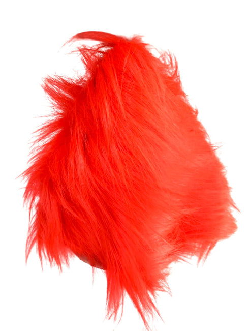 BookMyCostume Hanuman Ji Face Mask with Crown Design & Red Faux Hair – Rubber Devotional Mask for Ramayana Plays, Festivals & Fancy Dress | Fancy Dress Accessory For Role Plays | Adult